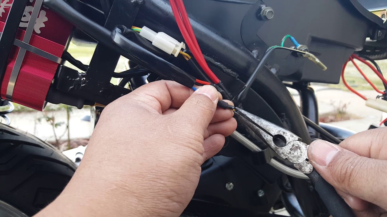 GY6 Ground Wire and reroute CDI Pickup Wire Spark Plug Fired 2 of 2