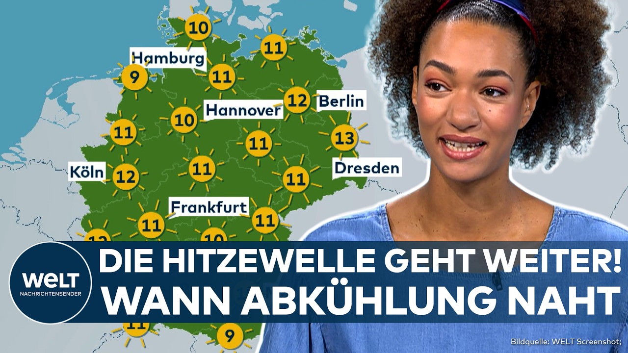 WETTER IN DEUTSCHLAND: Hitzewelle hält Deutschland weiter fest im Griff - Wann jetzt Abkühlung naht