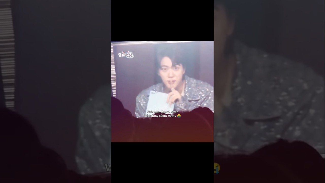 Jin was spoiling Army with those cute reactions on silence😭🤧