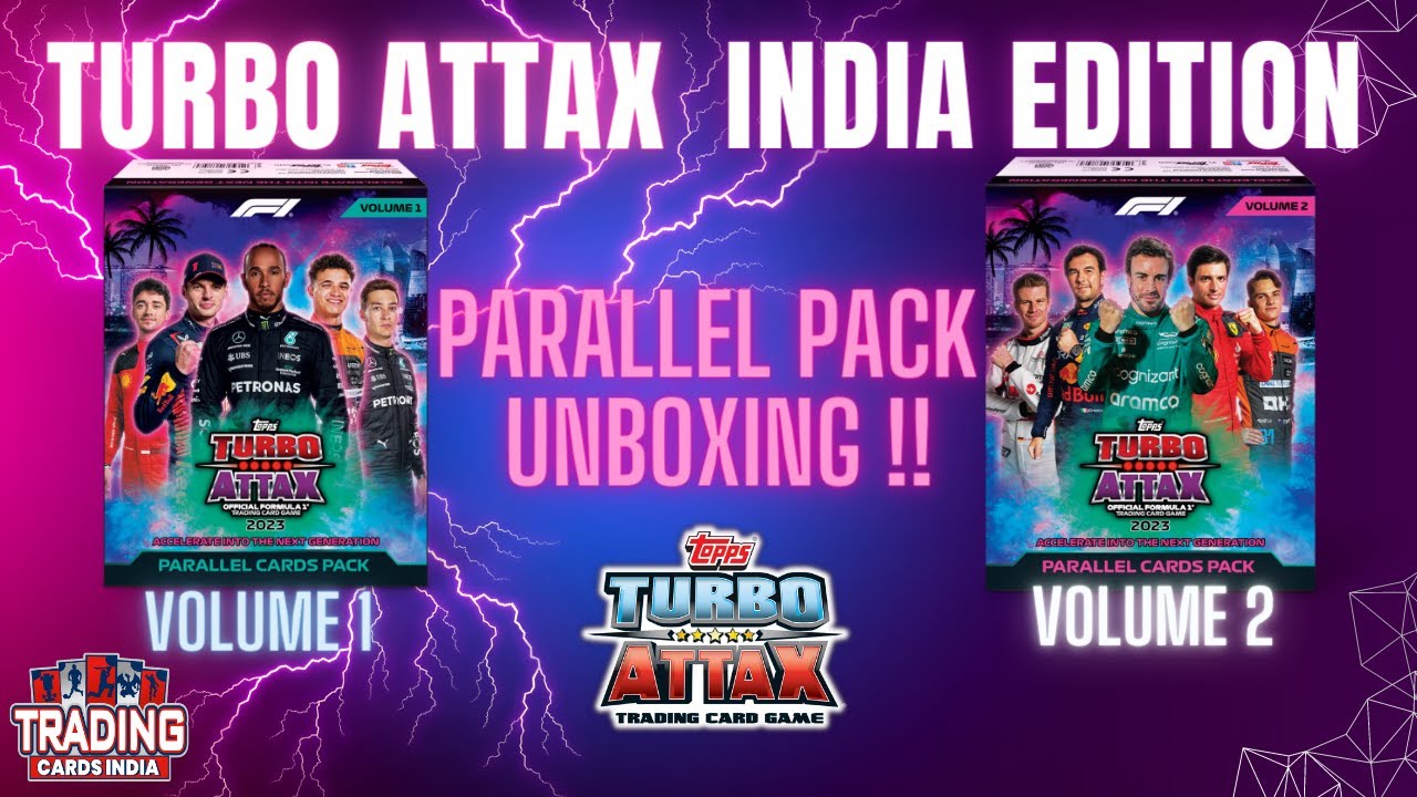 Topps Turbo Attax 2023 Parallel Pack Volume 1 + Volume 2  Unboxing #tradingcards  @ToppsForIndia ​
