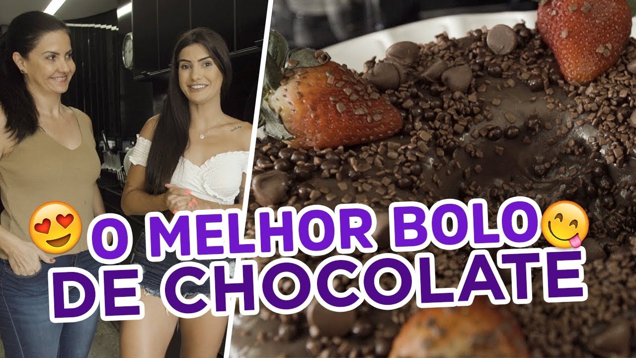 #Receitas BOLO DE CHOCOLATE DA MINHA MÃE - O MELHOR BOLO DO MUNDO