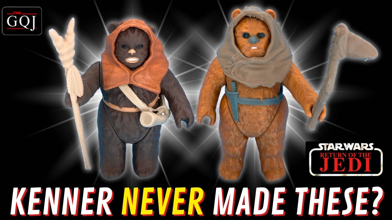 Потерялись эвоки от Kenner? Распаковка винтажных фигурок Star Wars.