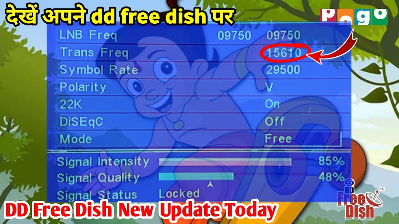 DD Free Dish Par Pogo Channel Kaise Laye 2024 | Free Dish Par Pogo | DD Free Dish New Update Today