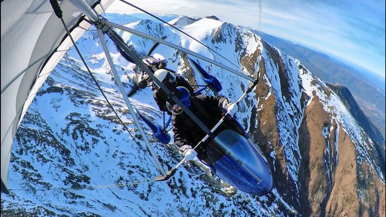 Ultraleichtfliegen in den Pyrenäen I ATOM Trike I Kiebitz I Pyrenees I Spain I 2022