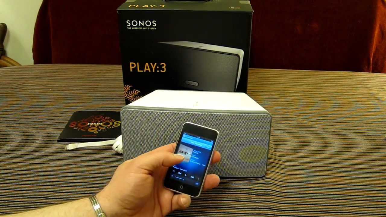 Sonos PLAY 3 aka S3 - Hands on Review. Part of multi-room home setup