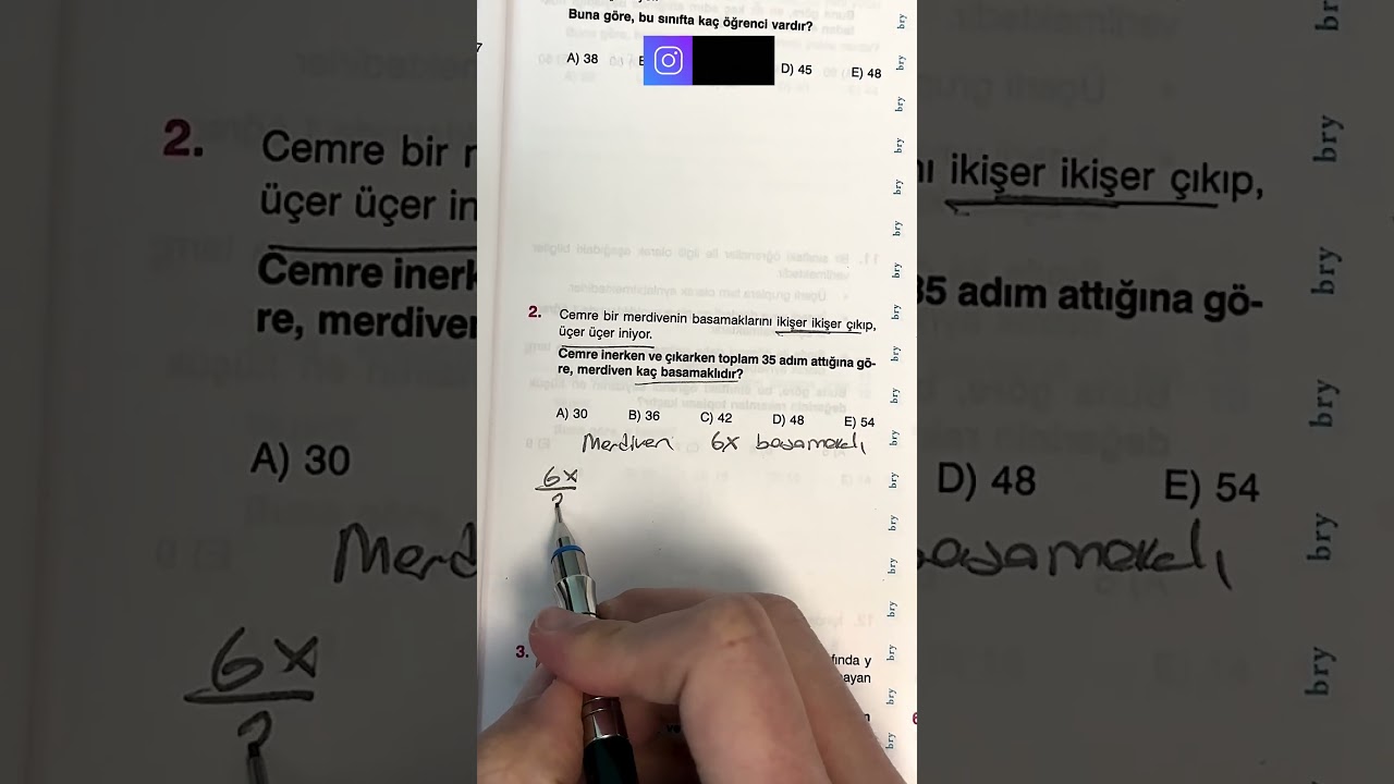 Sayı problemi pop&uuml;ler soru tipi #problemler #sayıları&ouml;ğreniyorum #sayılar #matematiksoru&ccedil;&ouml;z&uuml;m
