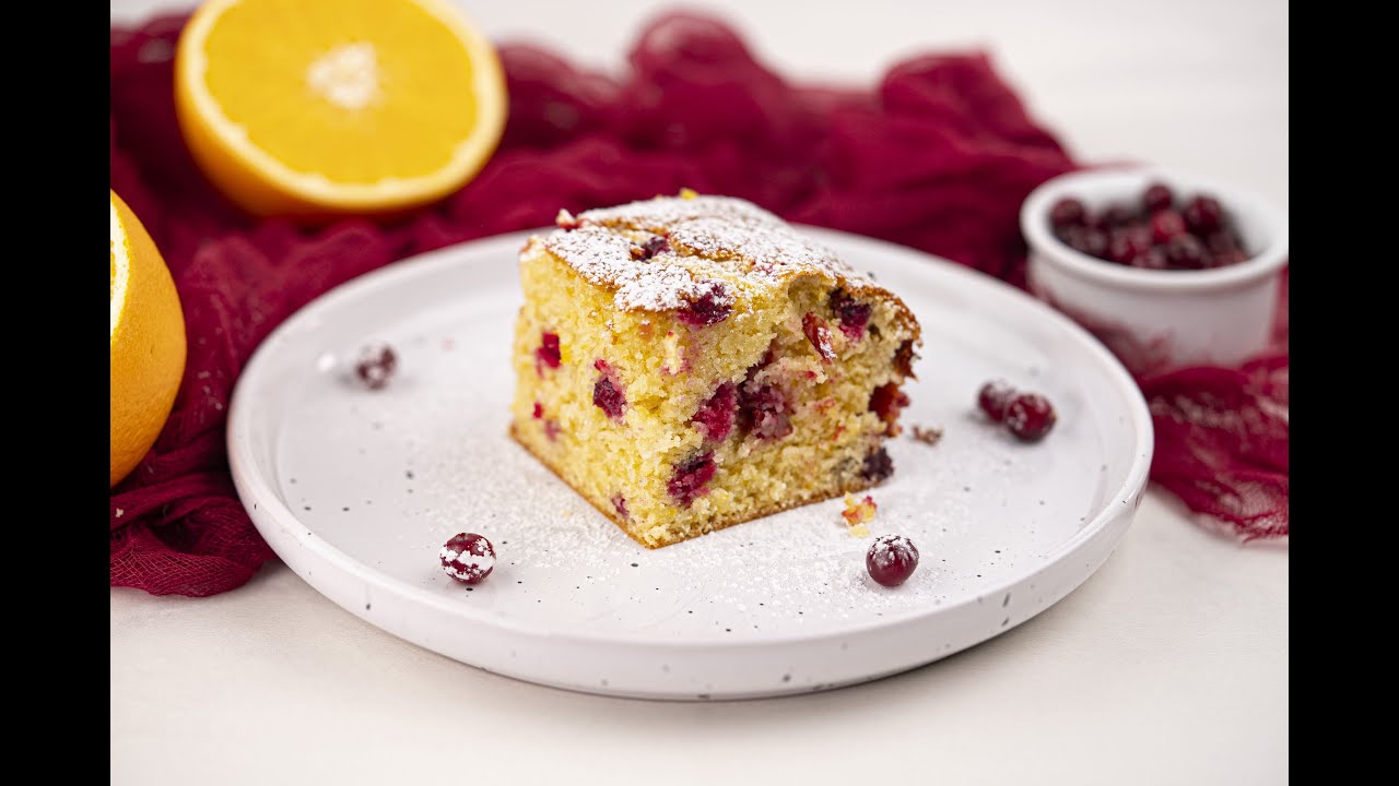 Easy Cranberry Orange Breakfast Cake Recipe
