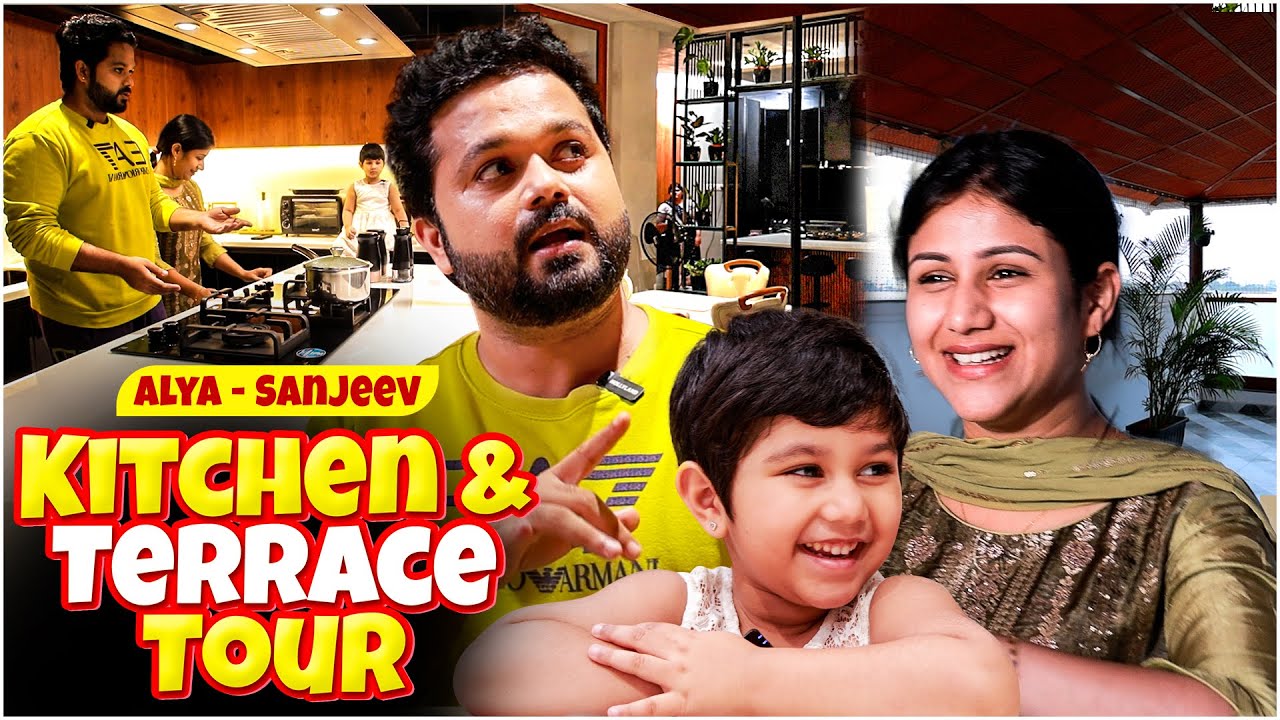 Terrace Traditional-ஆ Kitchen செம Modern-ஆ 🔥 Alya Sanjeev Home Tour Part 2
