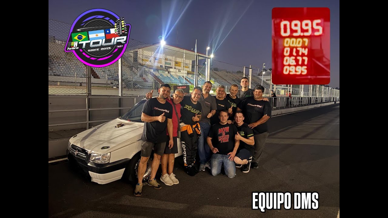 402Mts 9,95s 7rt Fiat 1 16v Team DMS Pablo diaz Record Personal