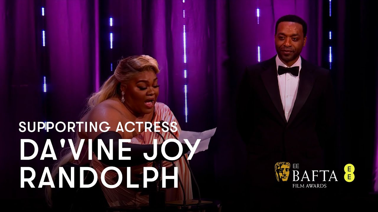 Da'Vine Joy Randolph's emotional speech as she wins Supporting Actress | EE BAFTA Film Awards 2024