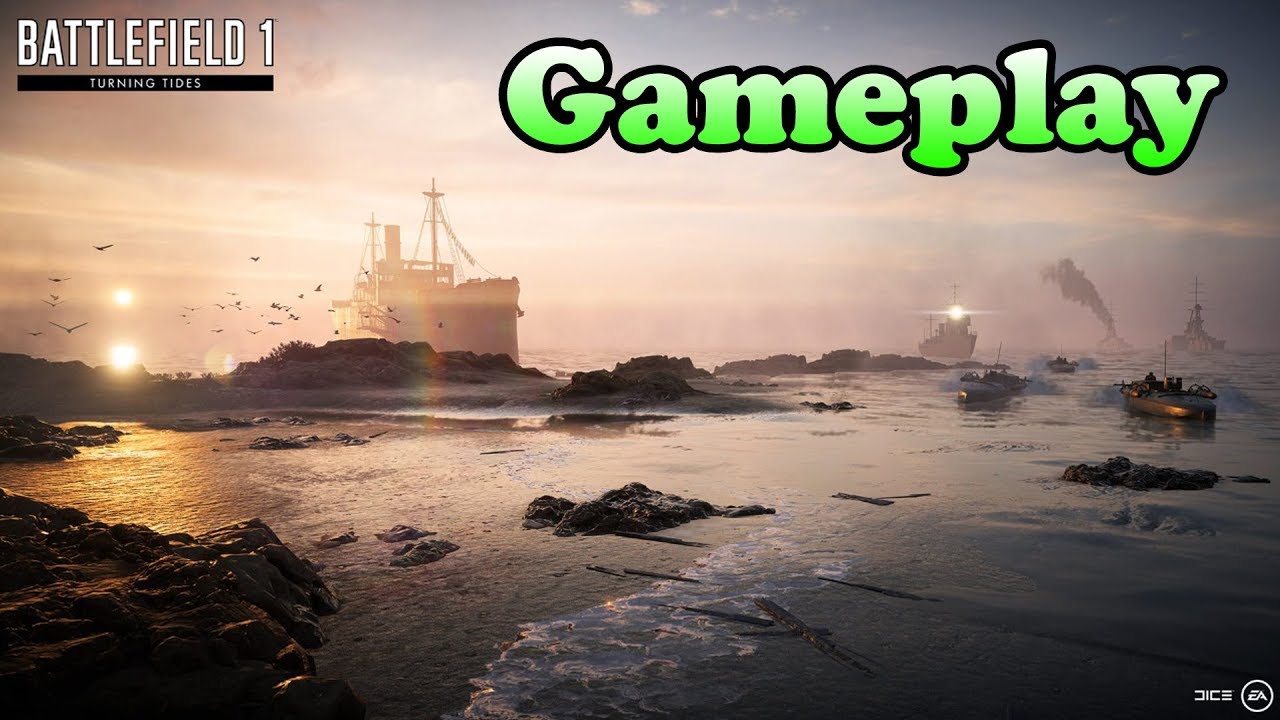 Cape Helles Gameplay - Battlefield 1 Turning Tides DLC (No Commentary)