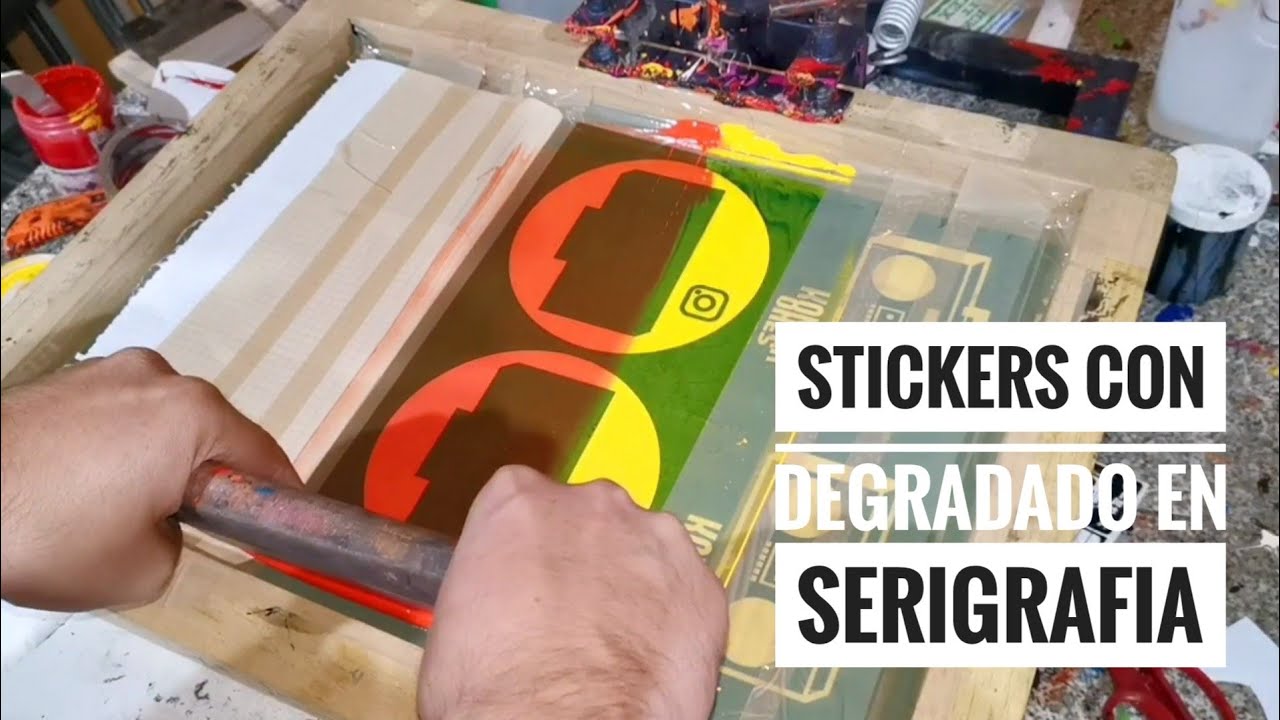 Como imprimir stickers a 2 tintas degradado con registros / como recortar círculos perfectos