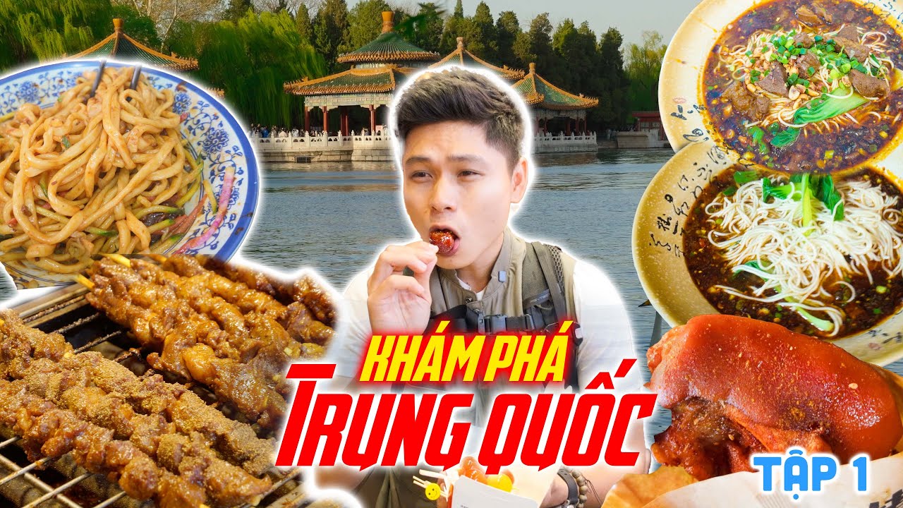 Du lịch TRUNG QUỐC #1| Ăn mì Tương đậu nành, Ngắm hoa anh đào, tham quan công viên CỔ NHẤT BẮC KINH