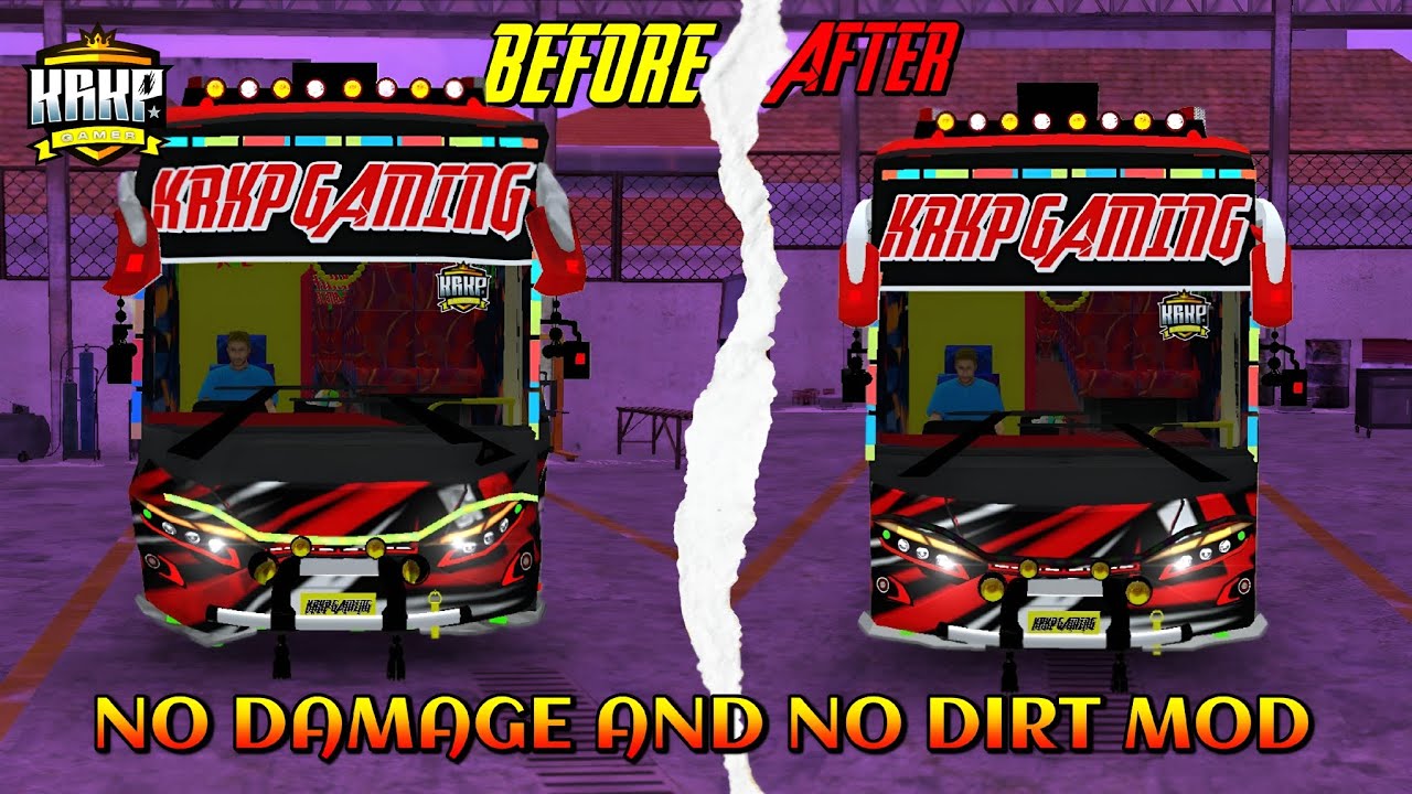 🔥 NO DAMAGE & NO DIRT MOD RELEASED FOR V.4.4.1 | HOW TO ADD NO DAMAGE & NO DIRT MOD | BUSSID KRKPYT