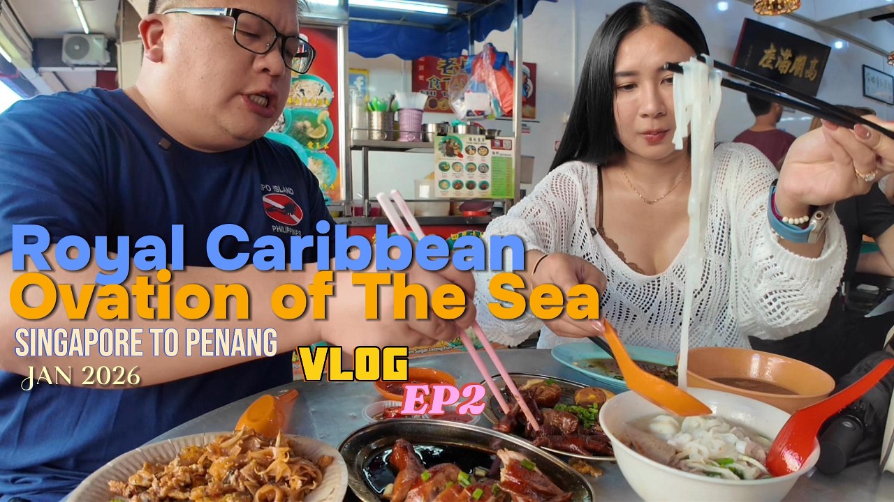 My Wife’s First Ever Cruise - Izumi, Penang & Wonderland (EP2) | Royal Caribbean Ovation of the Seas