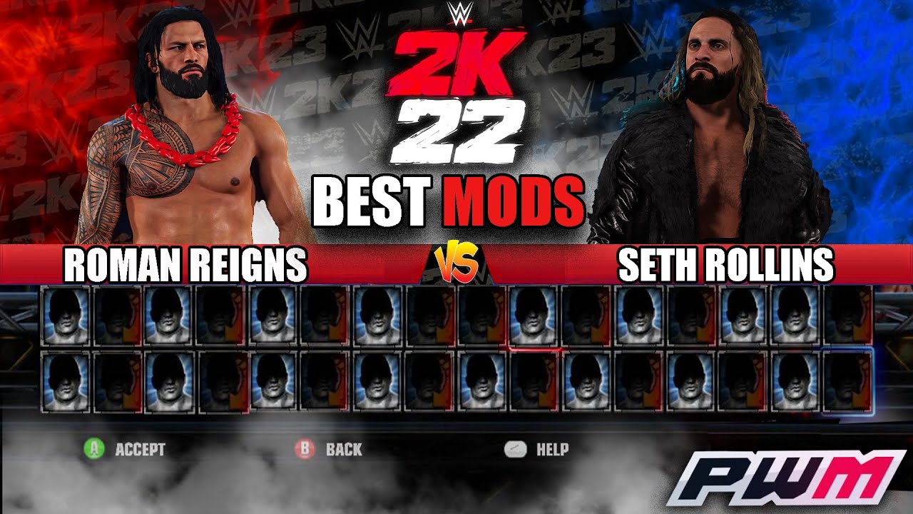 20 BEST MODS OFF ALL TIME TO ENHANCE WWE2K22!