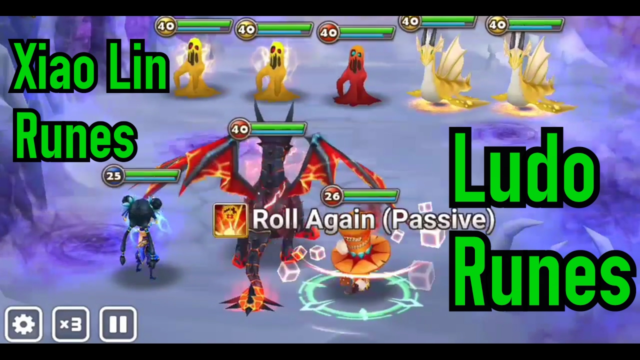 SW KasperxP - Evolving Xiao Lin AKA Water Kung Fu Girl to 6 Stars & Ludo Plus Runes