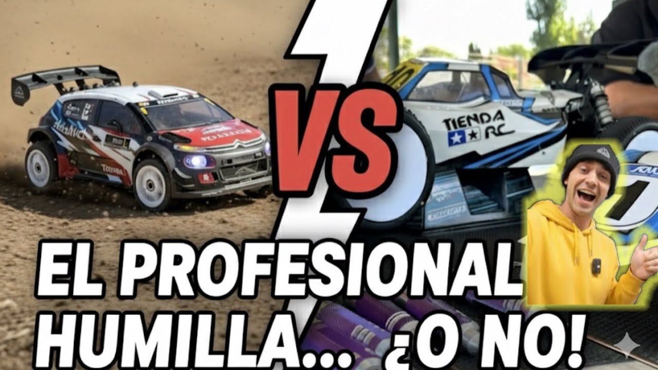 COCHE RC de COMPETICIÓN vs COCHE COMERCIAL 1/7 — Hyper Go C3 WRC vs Mugen MBX8 ECO 