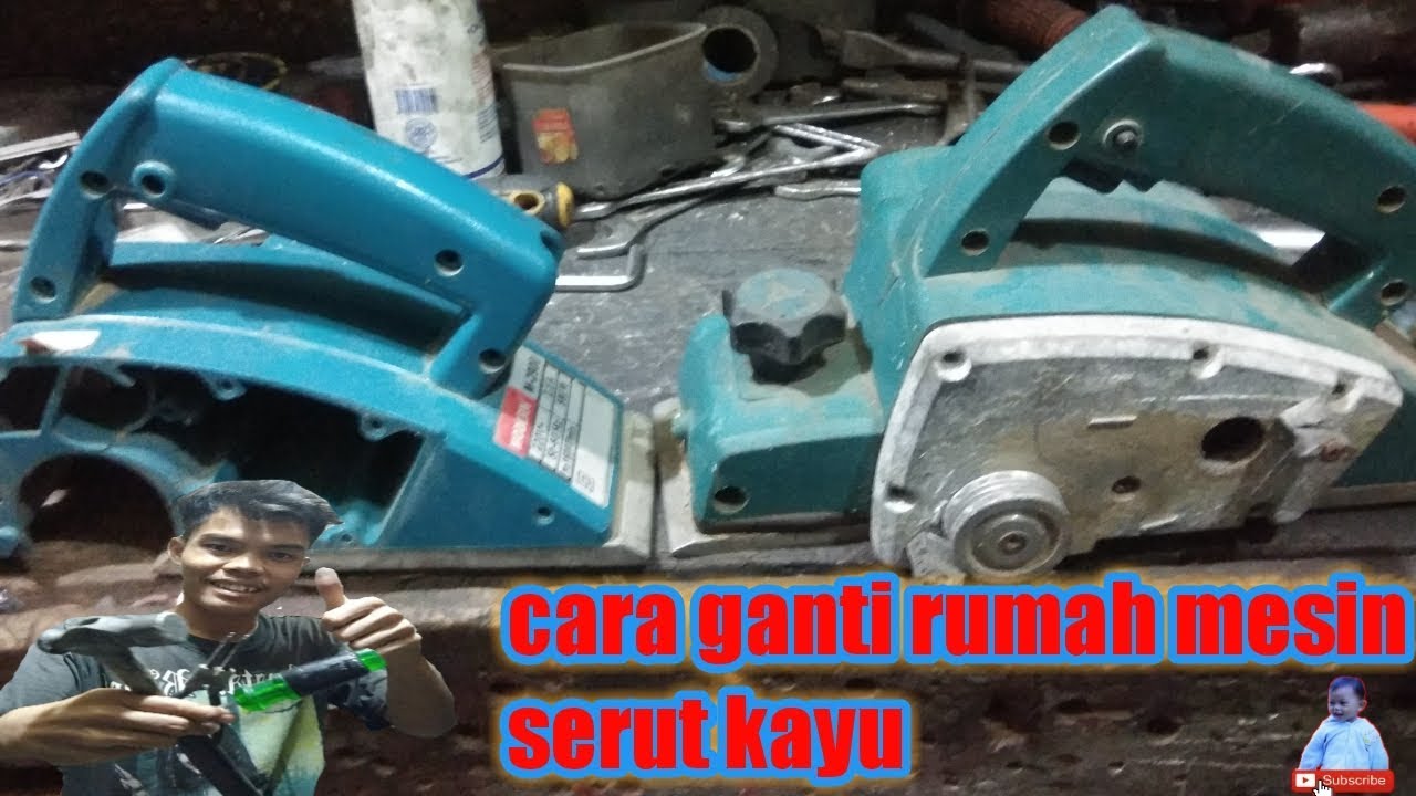 Cara pasang bodi mesin serut kayu