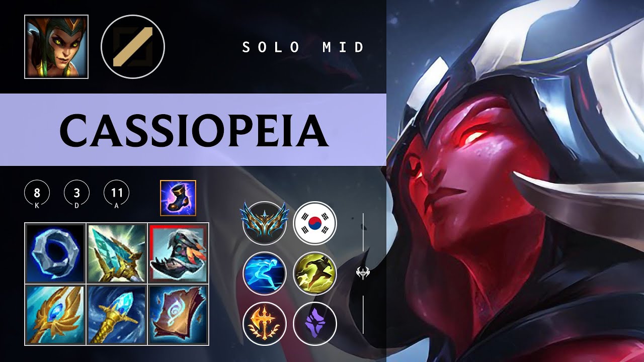 Cassiopeia Mid vs Ryze - KR Challenger Patch 26.02