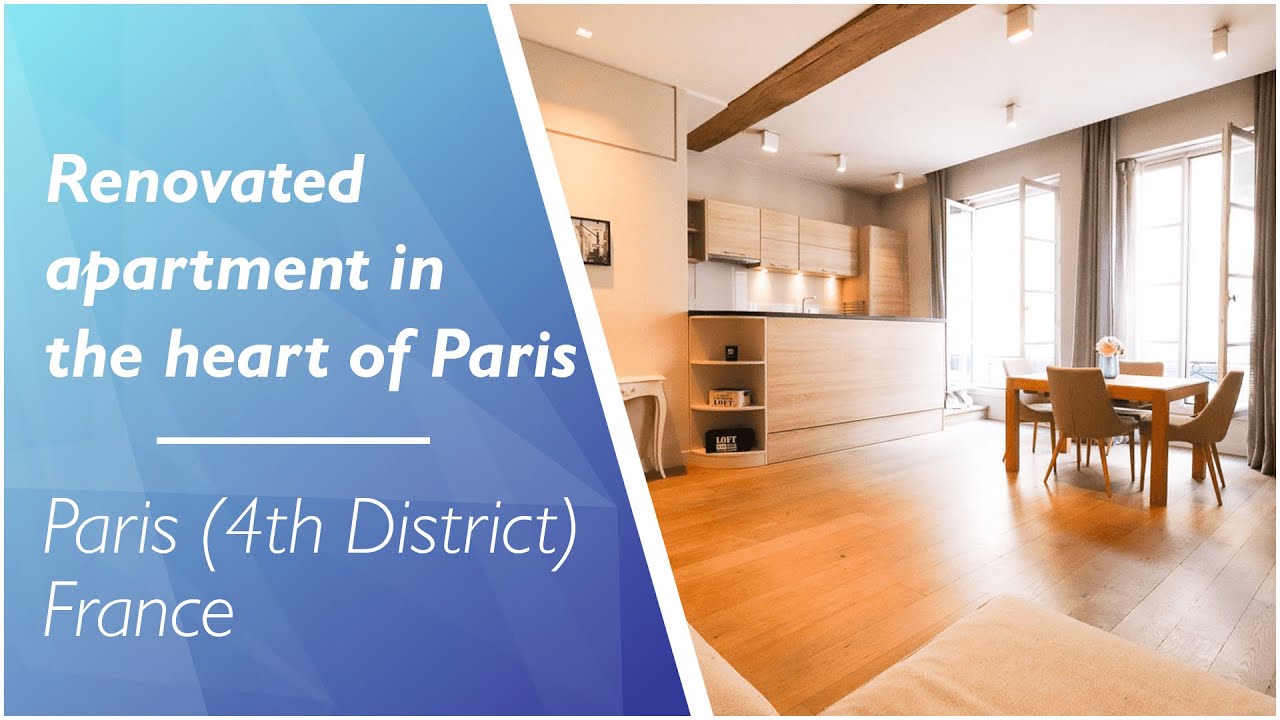 Charming renovated apartment for sale on the Ile Saint Louis, in Paris - Ref.: 111972DPE75