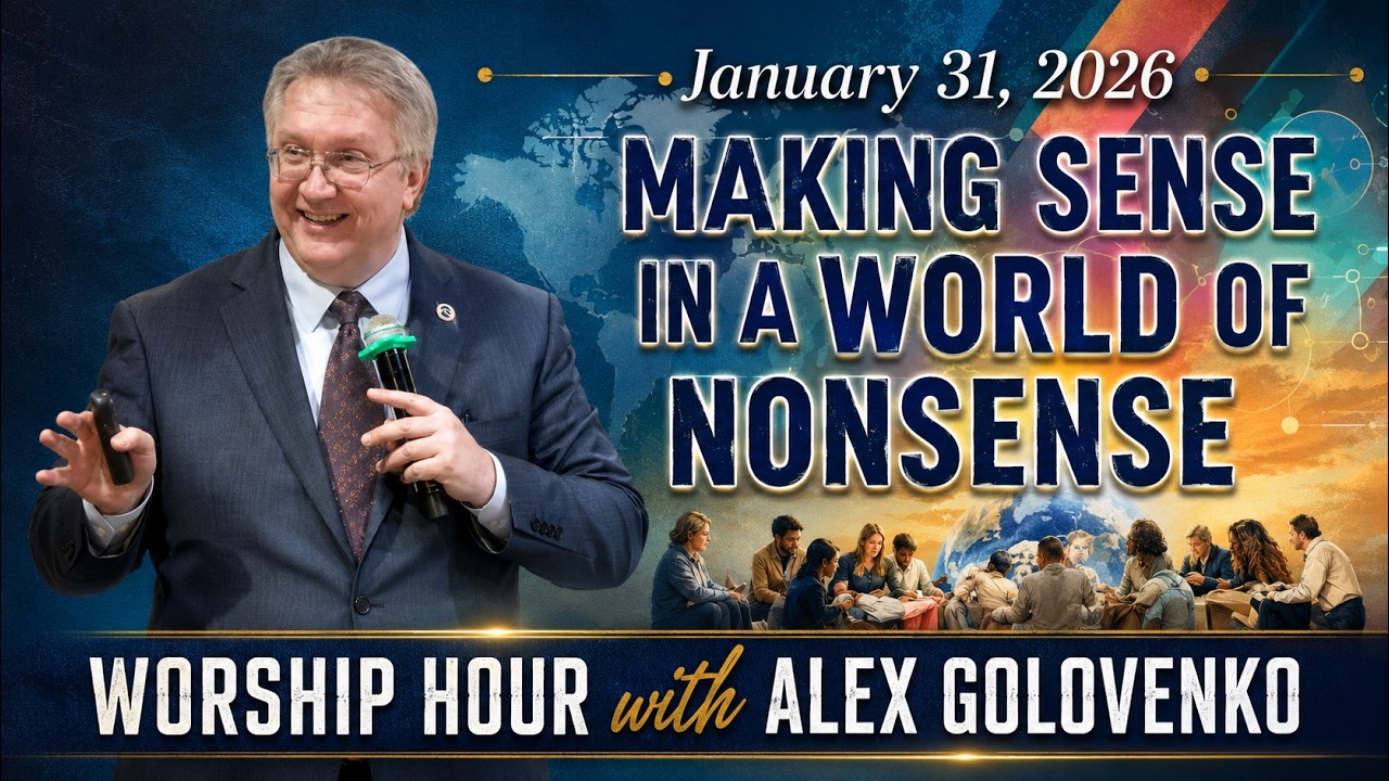 Making sense in a world of nonsense.  January 31, 2026 sermon by Alex Golovenko