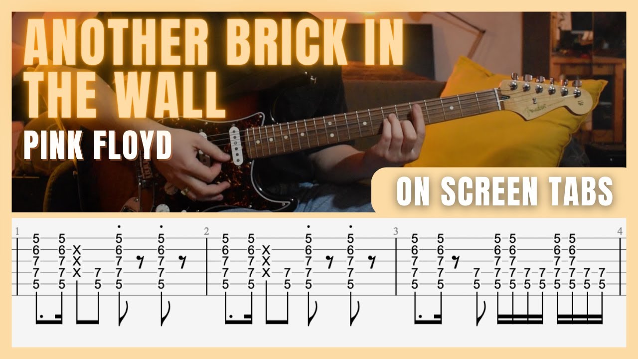 Another Brick In The Wall - Pink Floyd (Guitar Lesson/Tab)