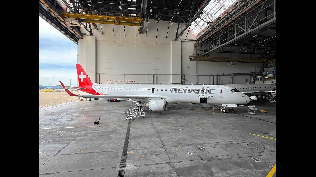 Helvetics First Embraer E195 E1