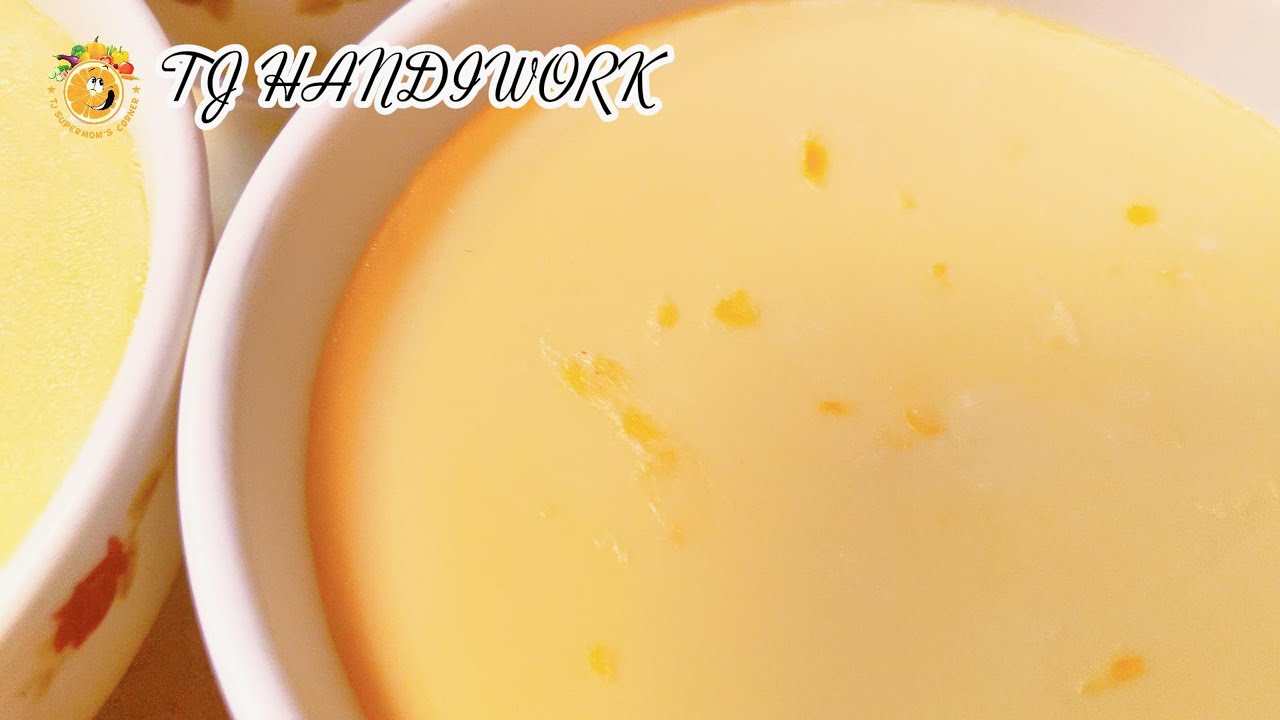 STEAMED EGG DESSERT Like Silky Smooth Milk Magic!