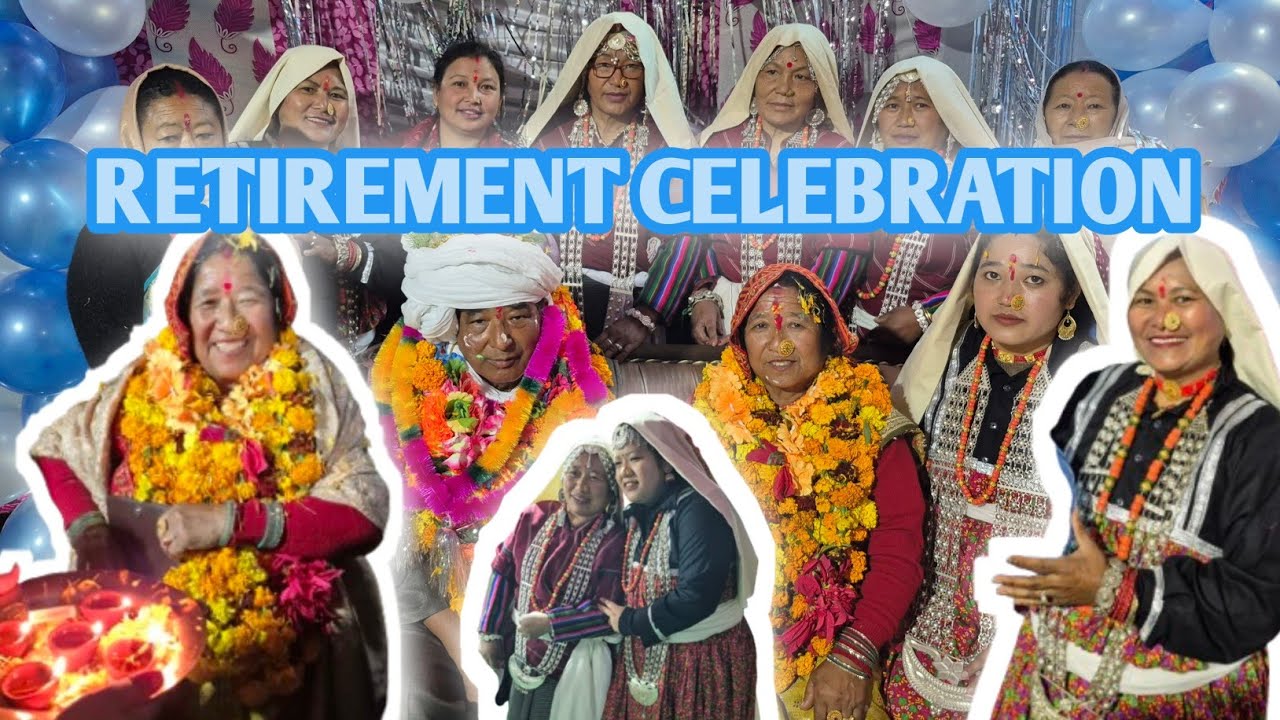 RETIREMENT CELEBRATION 💌💐| Honouring Mr. Mangal Singh dhakriyal | Dharchula Vlog | Retirement Party|