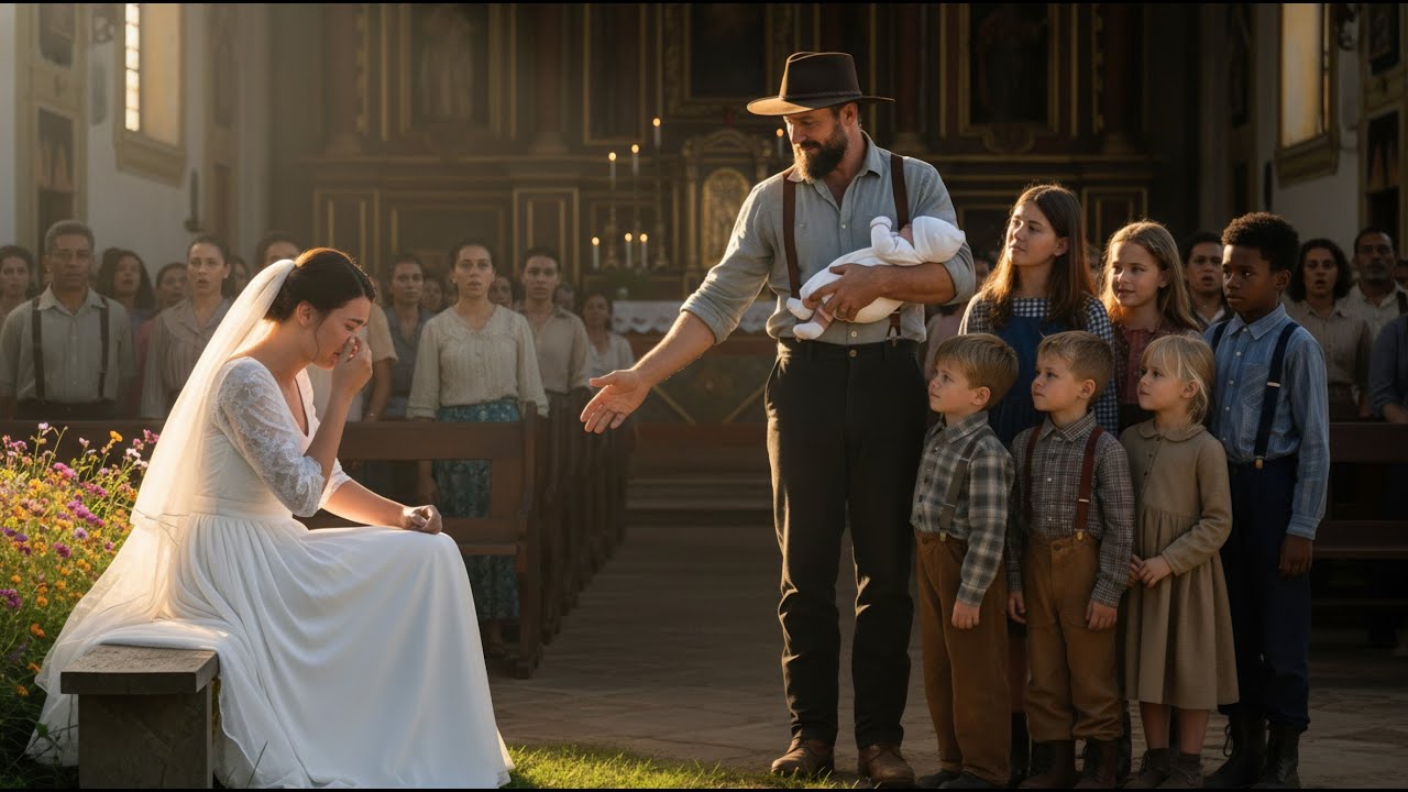 Noivo a Rejeitou no Altar por ser 'Estéril', mas Viúvo com 7 Filhos GRITOU: 'Eu Caso!'