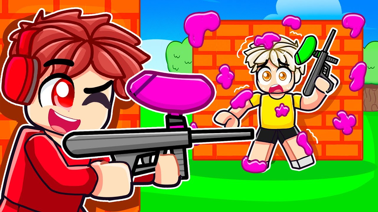 I Shot 4,813,579 Paintballs in Roblox!