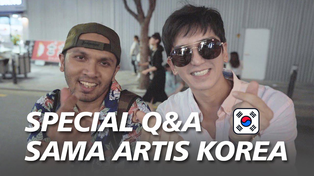 Special Q&A sama artis Korea