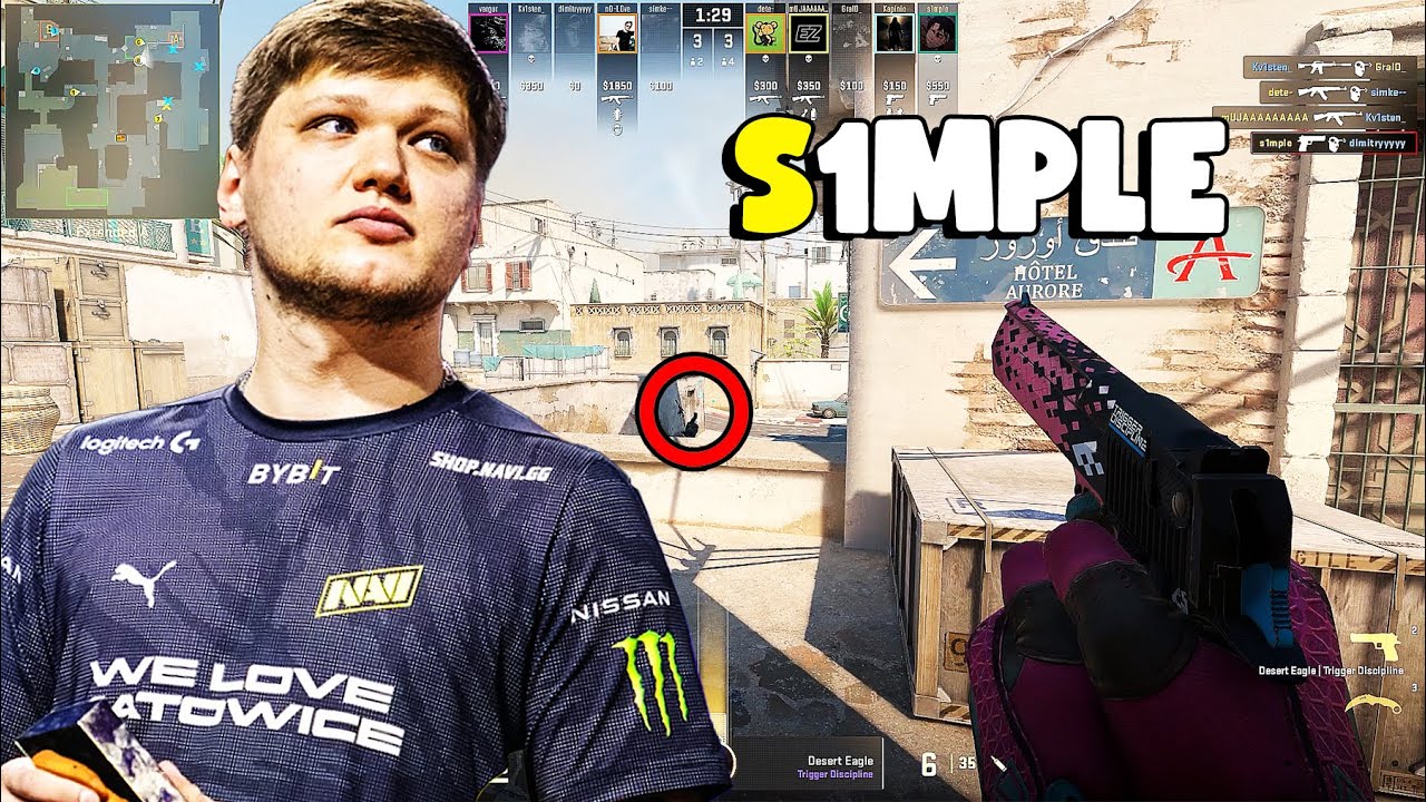 S1MPLE TRY HARD - CS2 POV FACEIT DUST2 “VOICE COMMS