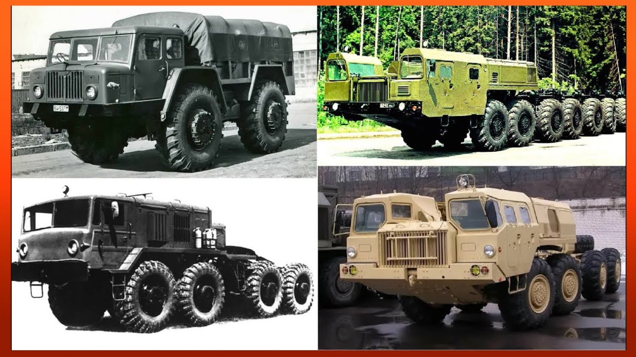 Evolution of Soviet Mega Trucks // Evoluci&oacute;n de los Mega Camiones Sovi&eacute;ticos (1955-2020)