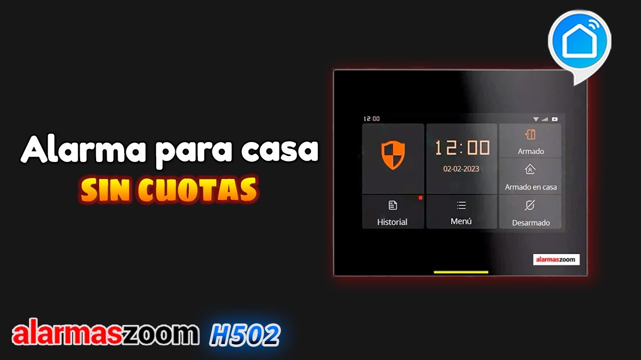 Alarma para casa sin Cuotas H502 compatible Tuya Smart Life 💯