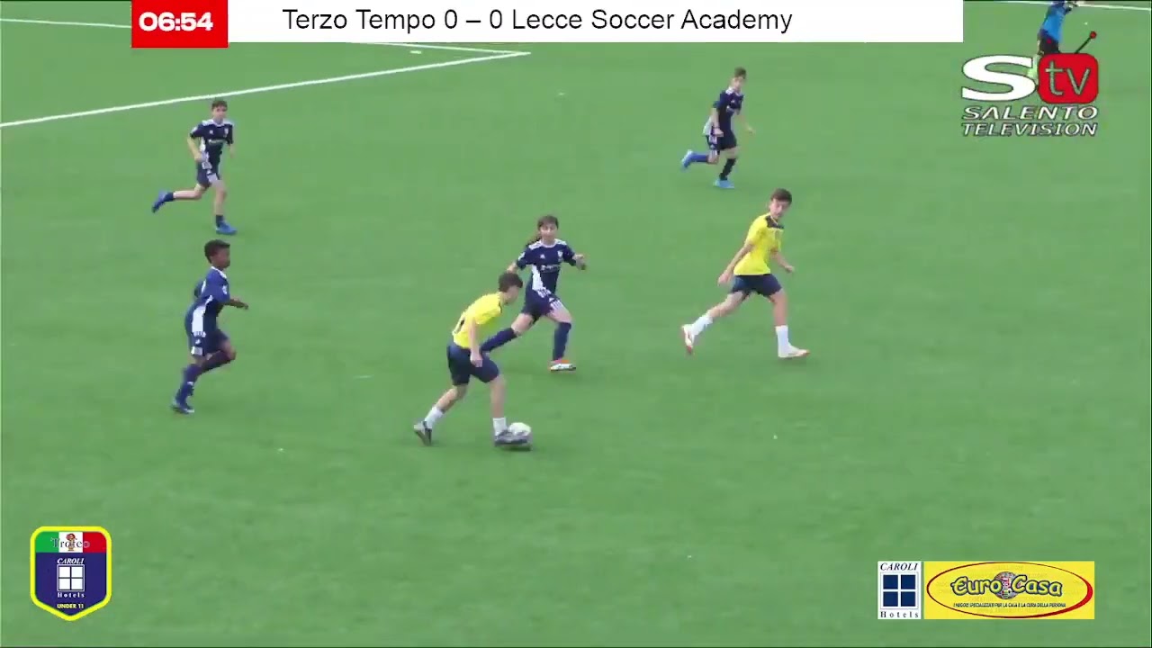 🏆 TROFEO CAROLI  HOTELS UNDER 11 : Terzo Tempo – Lecce Soccer Academy 0 4
