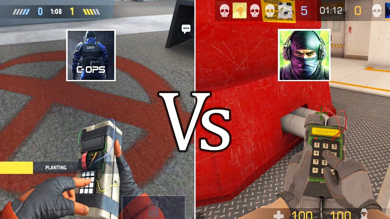Basic Comparison - Critical Ops Vs Standoff 2