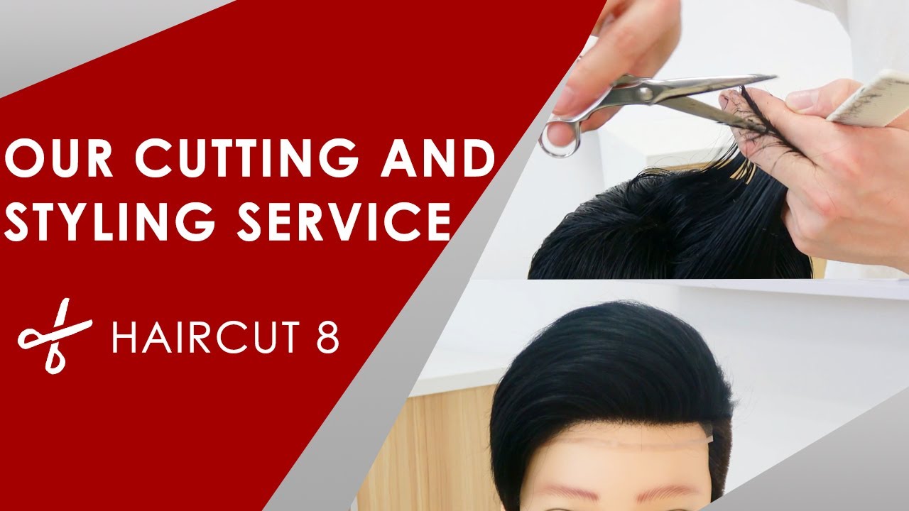 Pre-Cut Hairpieces (8): Hairstyle LD042 Hair System Cut-In and Styling Service by Lordhair