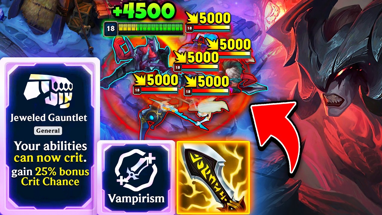 Jeweled Gauntlet Vampirism Aatrox God Roll: Out-Heal Fountain Laser 200% Lifesteal