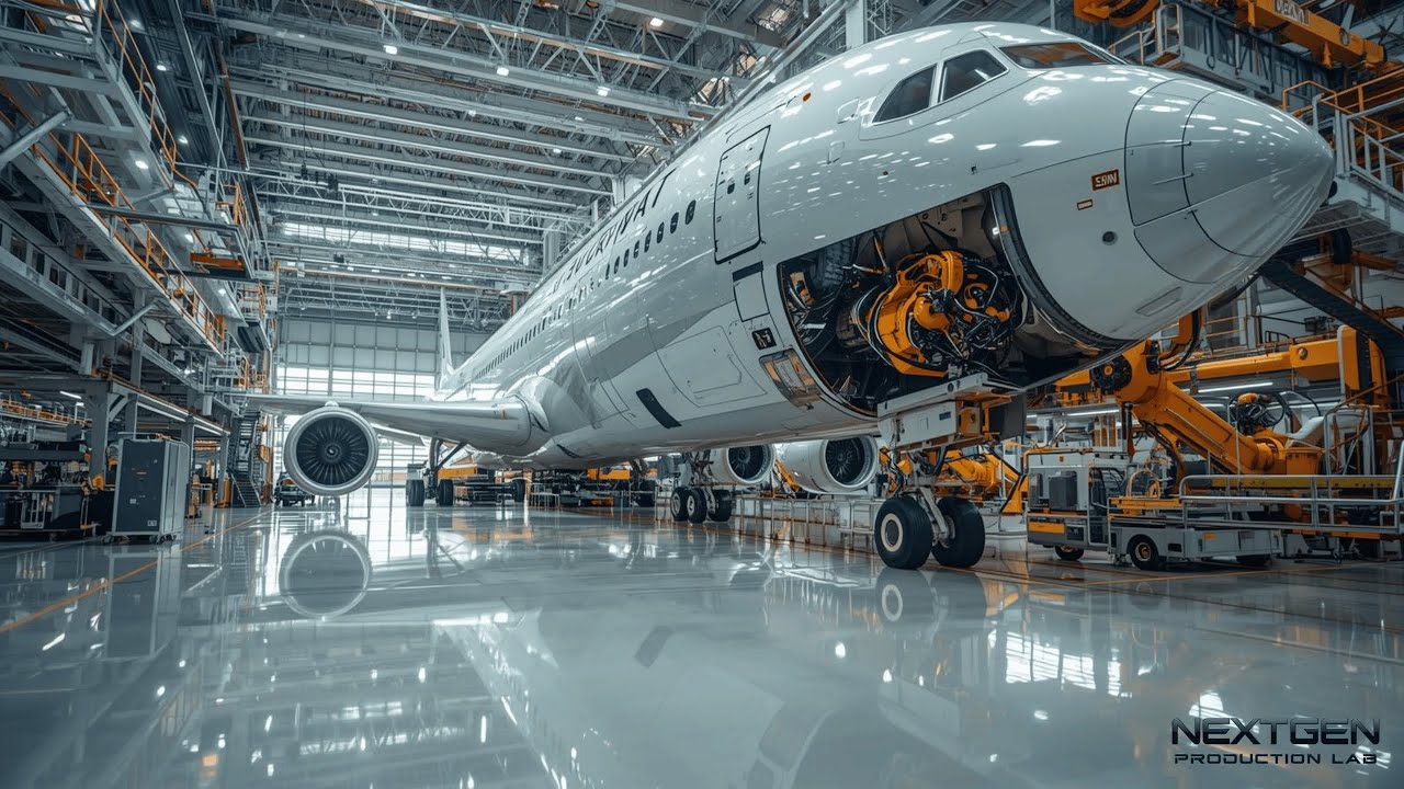 Inside the Multi-Billion Dollar Jet Factory: How Commercial Planes Are Built |NextGen Production Lab
