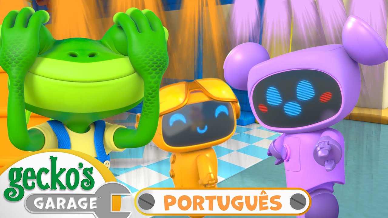 Esconde Esconde com os Mec&acirc;nicos | 1 HORA DE GECKO BRASIL | Garagem do Gecko em Portugu&ecirc;s | Desenhos