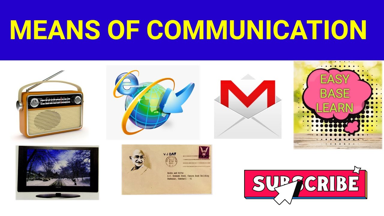 Means Of Communication In English | Means Of Communication | Learn Means Of Communication |