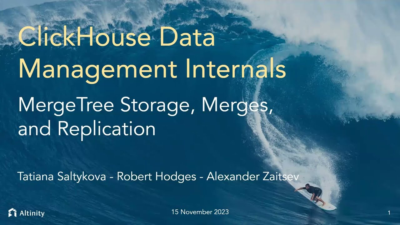 ClickHouse® Data Management Internals — Understanding MergeTree Storage, Merges, and Replication