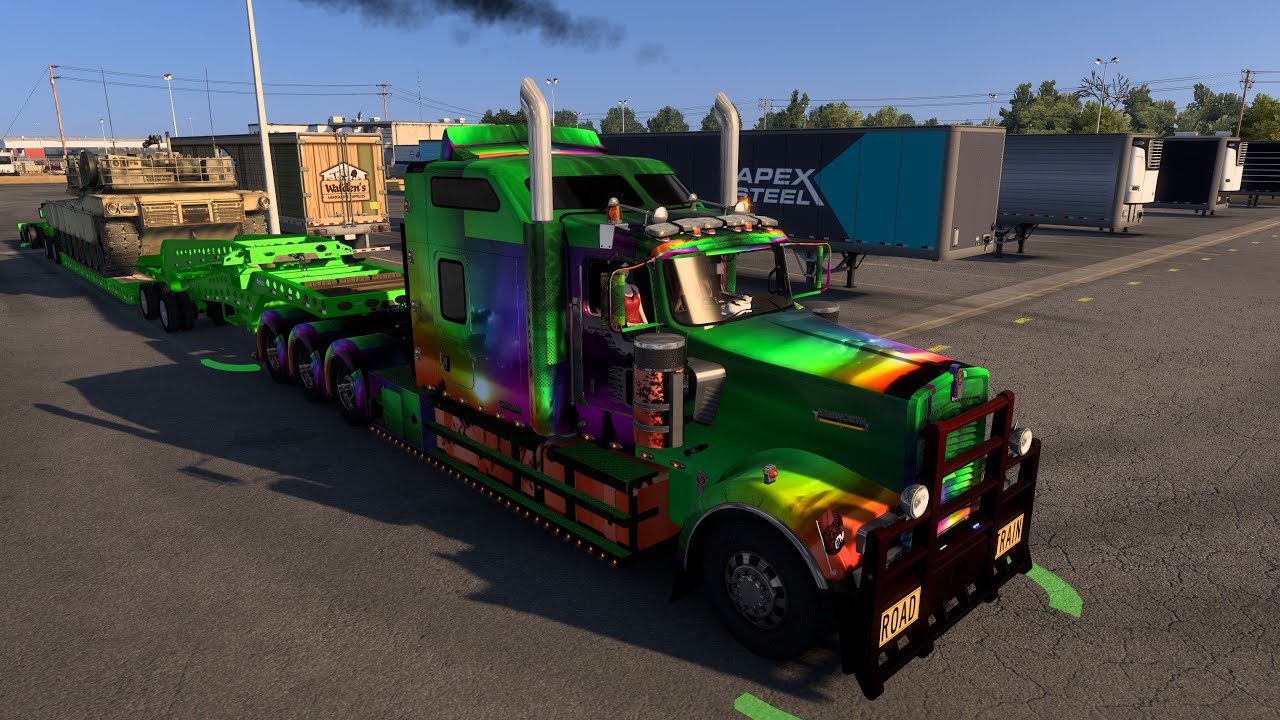 KENWORTH W900 - M1 ABRHAMS TANK 49 TONNES