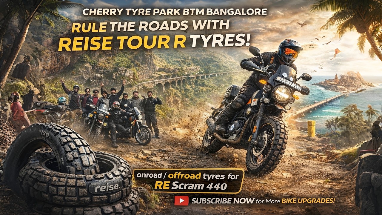 🏍️ Reise Off-Road & On-Road Tyres for Royal Enfield Scram 440 – The Master in Class! 🔥