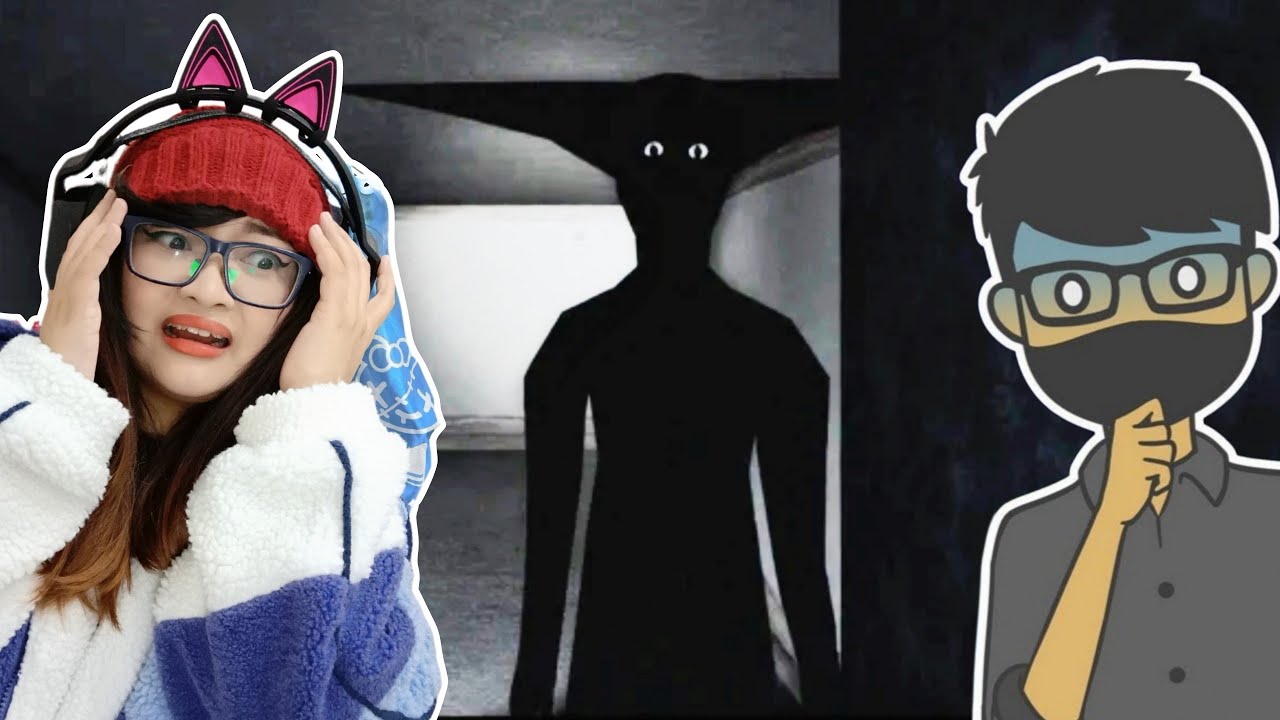 Aku & @elprana bertahan dari hantu Monochrome dan jumpscare Michael Jackson