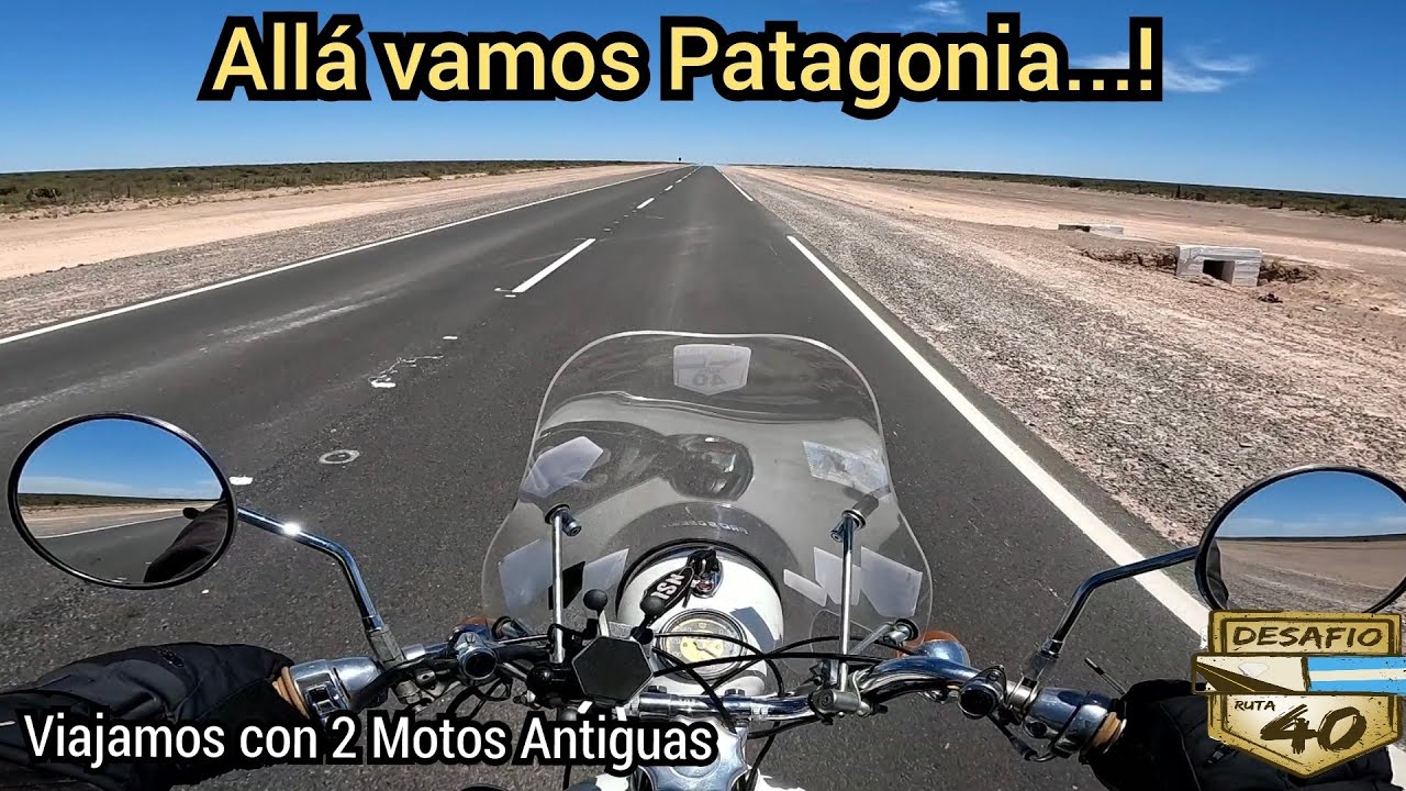 En el corazón del desierto por La Pampa sobre la ruta 20 nos adentramos en la moto posada en Catriel