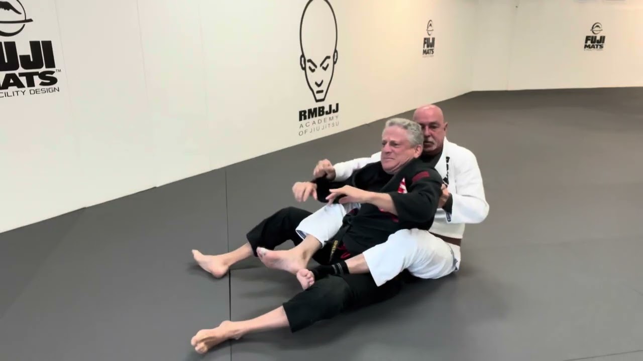 BJJ Half Guard  Back Take  Bow Arrow Over 65