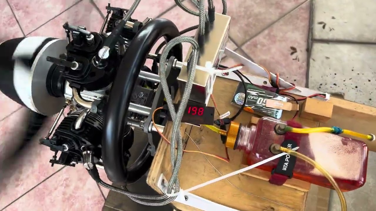 First Start Fire 🔥 Breaking in the UMS 150cc Radial Engine | Pure Warbird Sound for FW190